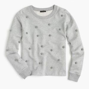 J Crew Pom Pom Sweatshirt